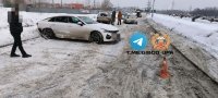 Двое детей и мужчина пострадали в массовой аварии в Уфе