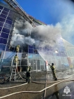Центральный рынок горит в городе Башкирии