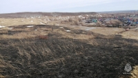 В Башкирии с начала года зафиксировано восемь случаев возгорания сухой травы
