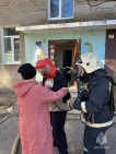 Женщину спасли при пожаре в уфимской Черниковке