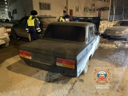 В Уфе сотрудники ДПС задержали подростка на «семерке»