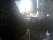 В Башкирии при пожаре в доме погиб 59-летний мужчина