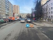 В Уфе мужчина попал в больницу после наезда легковушки