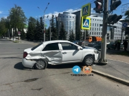 В Уфе в ДТП пострадал 57-летний мужчина