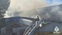 Пожар в Уфе локализовали на площади 800 квадратных метров