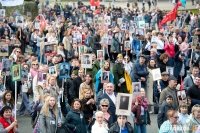 Около 200 тысяч человек приняли участие в шествии «Бессмертного полка» в Уфе