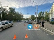 В Уфе водитель иномарки сбил 17-летнего подростка на пешеходном переходе