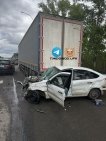 В Уфе в ДТП с двумя легковушками и грузовиком пострадал мужчина