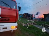 В Башкирии многодетная семья лишилась имущества при пожаре