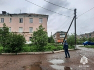 В двух районах Башкирии сильный ветер сорвал крыши домов