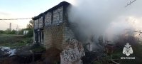 В Башкирии 37-летний мужчина доставлен в реанимацию после пожара