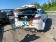 В Уфе в массовом ДТП пострадал мужчина
