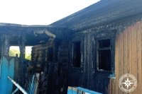 В Башкирии мужчина получил ожоги в результате пожара