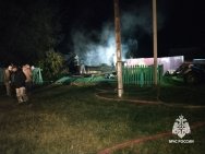 В Башкирии при пожаре погибла 60-летняя женщина