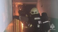 В Уфе ликвидирован пожар на улице Кирова