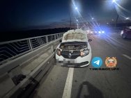 В Уфе в аварии пострадал водитель иномарки