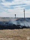 В двух районах Башкирии загорелась сухая трава